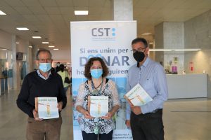 llirament del conte al CST amb Santi Rius, Sebastià Pascual i Eva Salvador